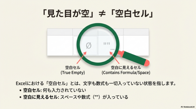 空白セルとは？フィルターでできること