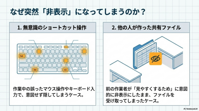 入力した文字が消えてしまう原因