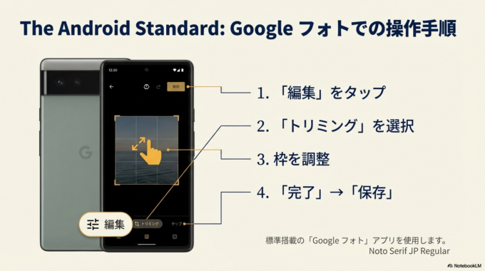 Androidで写真をカットする方法