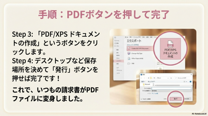 「PDF/XPS ドキュメントの作成」