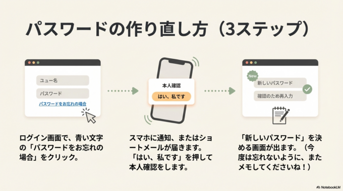 パスワードをお忘れの場合