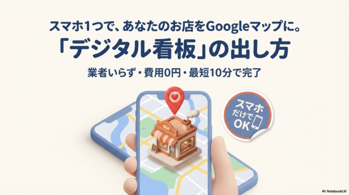 お店の地図登録が自分でできた!