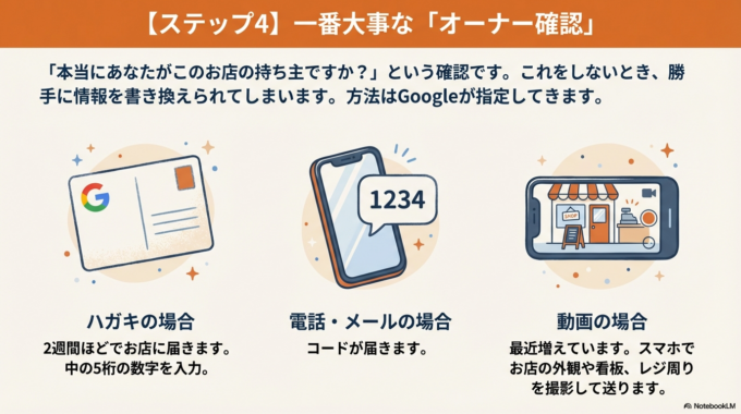 一番大事な「オーナー確認」