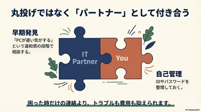 安心して任せるための予防策と付き合い方