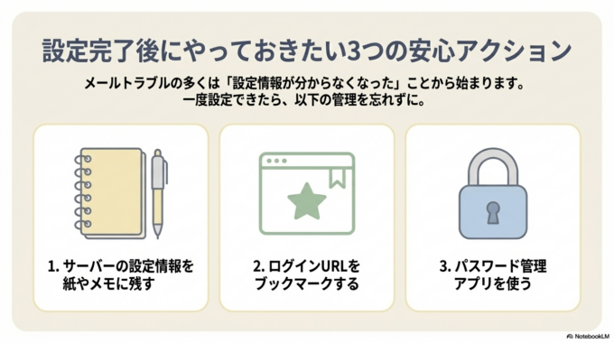 メールトラブルを防ぐための管理方法