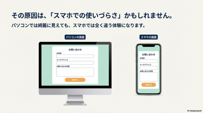 なぜ、スマホからだと連絡が来ないの?