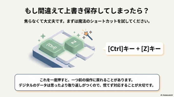 間違えて上書き保存してしまったとき