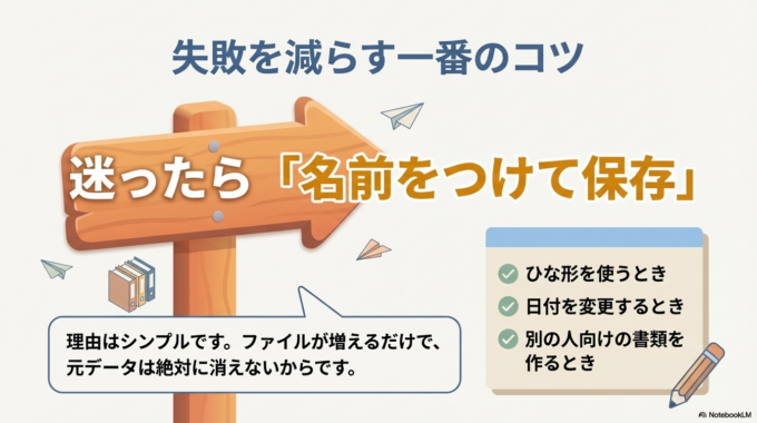 保存で失敗しないためのちょっとしたコツ