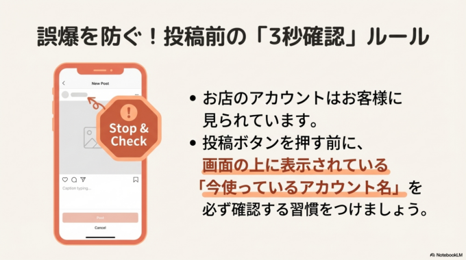 インスタを安全に使い分けるコツ