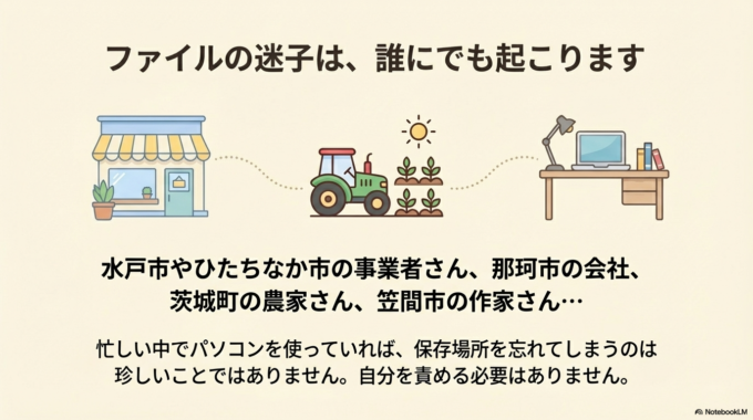 パソコンは少し整理するだけで、作業効率が大きく変わります。