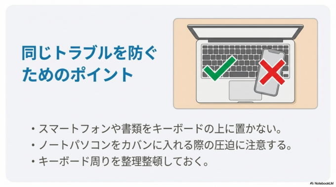 同じトラブルを防ぐためのポイント