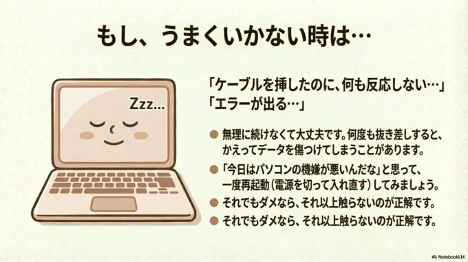 3. もし、うまくいかない時は…