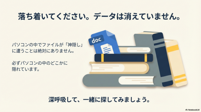 大丈夫です。落ち着いてください。