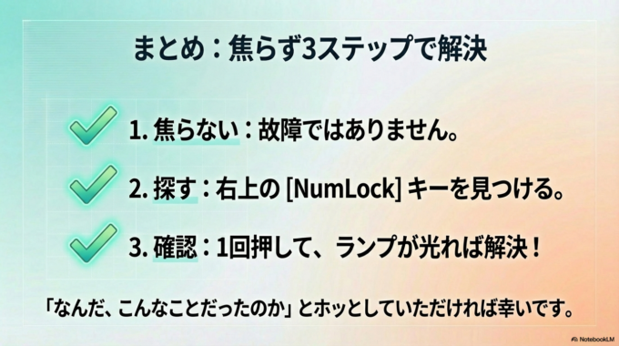 なんだ、こんなことだったのか