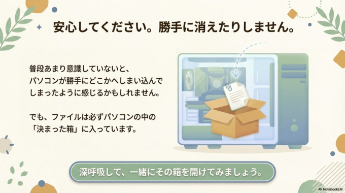 深呼吸して、一緒にその箱を開けてみましょう。