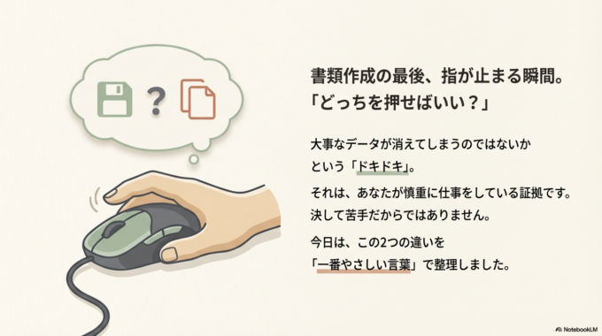 「一番やさしい言葉」で整理