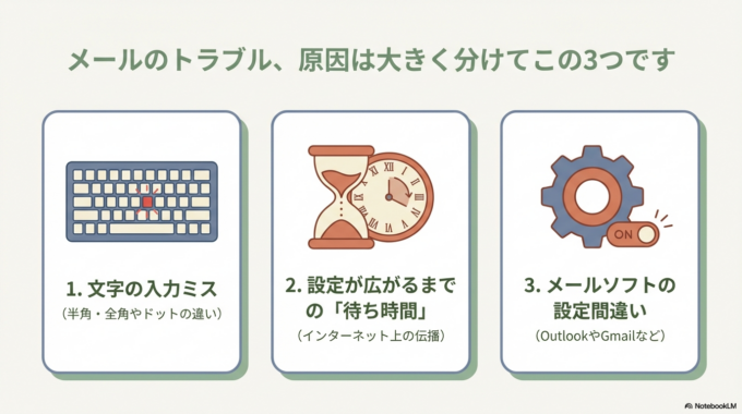 実は大きく分けてこの3つがほとんどなんです。