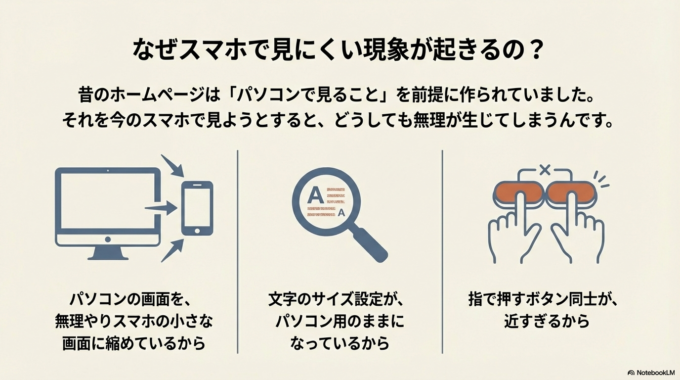 なぜスマホで見にくい現象が起きるの?