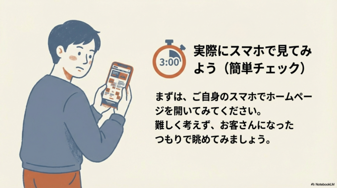 実際にスマホで見てみよう(簡単チェック)