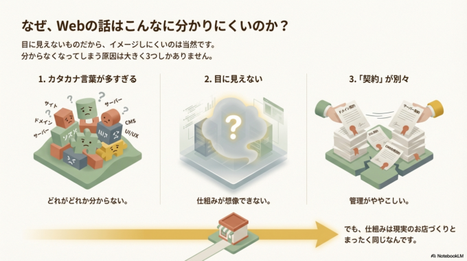 そもそも、なぜ分かりにくいのか