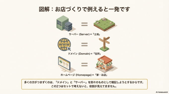 図解:お店づくりで例えると一発です