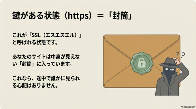 「鍵マーク」がないと何が起きるの?
