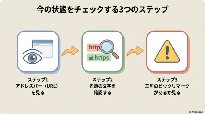 今の状態をチェックする3つのステップ