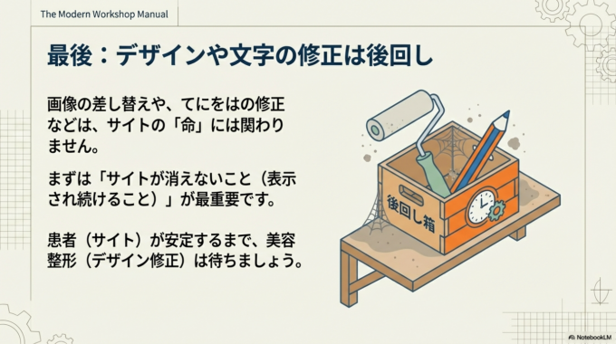 最後：デザインの修正