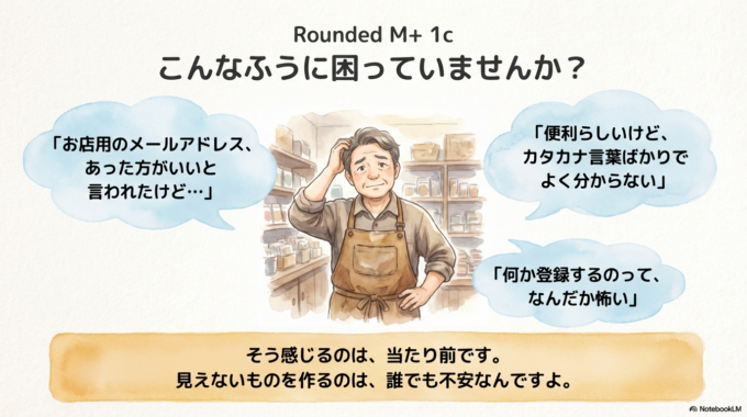 そう感じるのは、当たり前です。 見えないものを作るのって、 誰でも不安なんですよ。