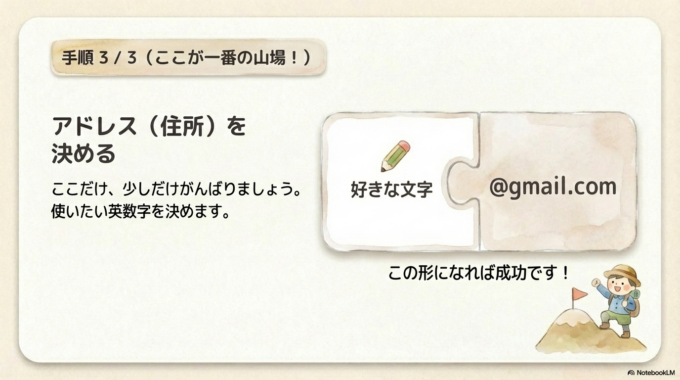 3. アドレスを決める(ここが一番の山場!)