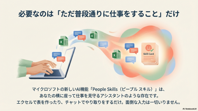 ただ普段通りに仕事をしているだけ