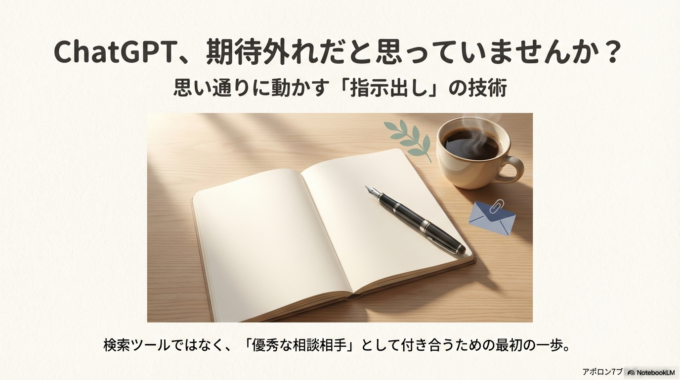 ChatGPTで欲しい答えが出ない!思い通りに動かす簡単なコツ