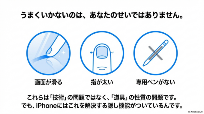 線がうまく引けないのは、あなたのせいではありません。