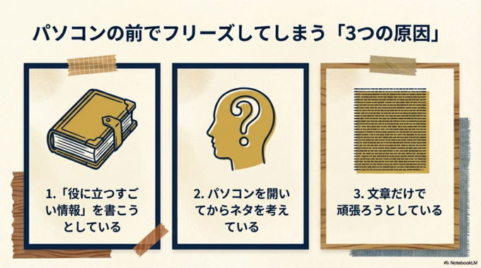 「立派な記事」を書こうとしていませんか？