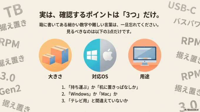 1. 原因の提示（迷ってしまう理由はだいたいこの3つです）