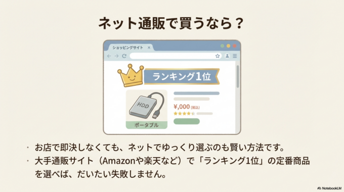 最近はネット通販でも「定番ランキング1位」のものを選べば、だいたい失敗しません。