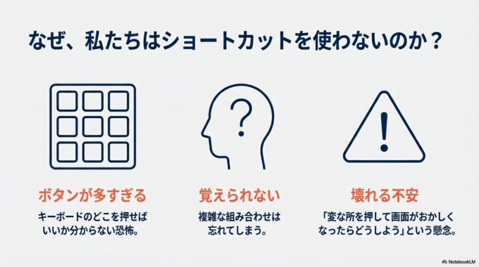 なぜ、私たちはショートカットを使わないのか?
