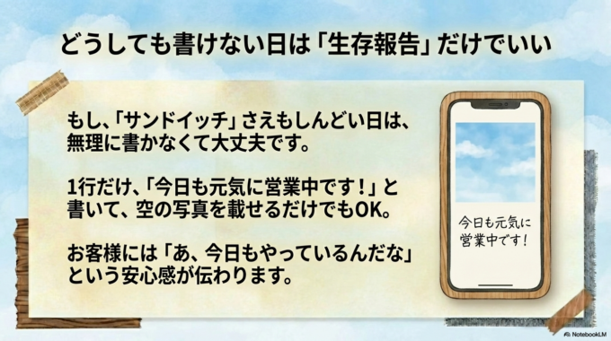 どうしても書けない日は…