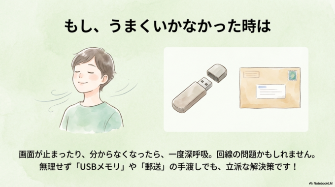 3. もし、うまくいかなかった時は