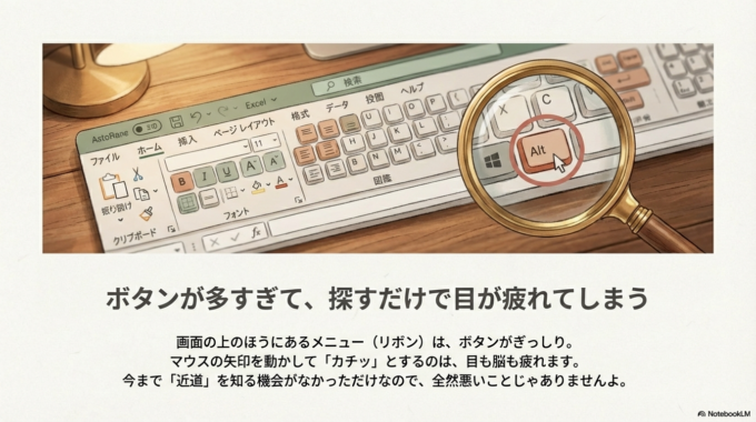 ボタンが多すぎて探すのに迷うから