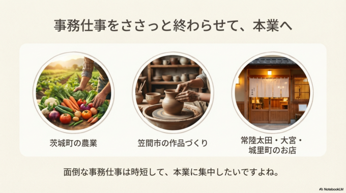 面倒な事務仕事はささっと終わらせて、本業に集中したいですよね。 
