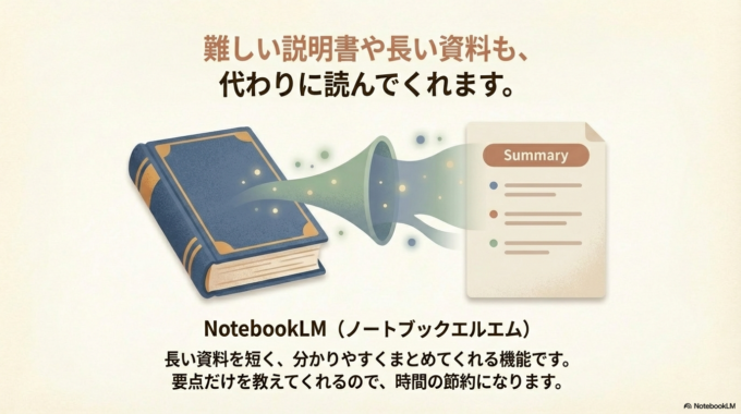 難しい本を代わりに読んで、要点を教えてくれるような感覚ですね。