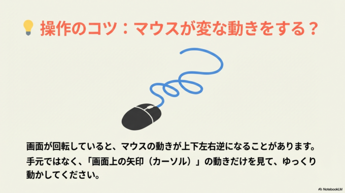 マウスが思うように動かない!