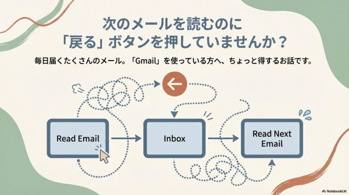 「Gmail(ジーメール)」を使っている方へ、ちょっと得するお話です。