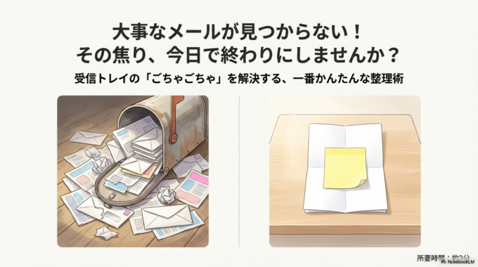 Gmailのラベル機能で受信トレイ整理術｜大事なメールが見つからない悩みを解決