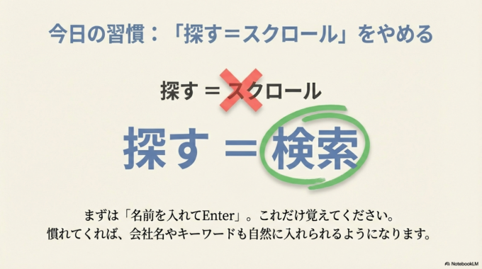 検索を習慣にするコツ