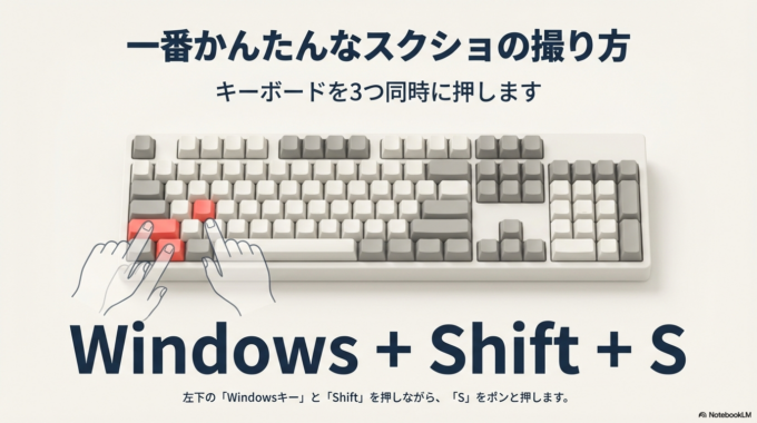 一番かんたんなスクショの撮り方