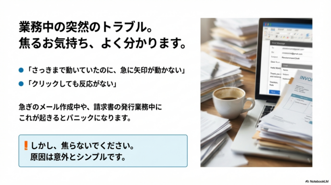 「故障」ではなく「接続のうっかり」