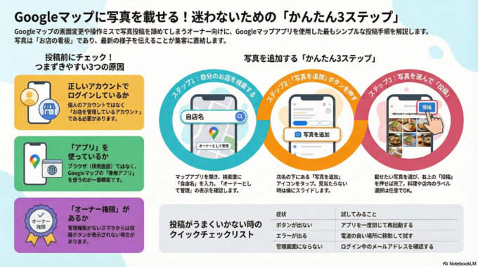 Googleマップへの追加手順をやさしく解説