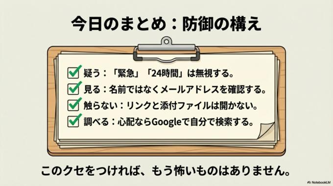 クセをつければ怖くありません。